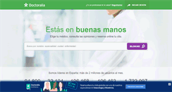 Desktop Screenshot of doctoralia.es