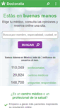 Mobile Screenshot of doctoralia.com.mx